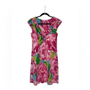 Lilly Pulitzer Hotty Pink First Impression Clare Dress In Women's Size S